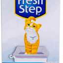 Fresh Step Drawstring Cat Litter Box Liners, Unscented - Kitty Litter Bags for Rectangle or Oval Large Litterboxes, Size Large, 30" x 17" - 15 Count