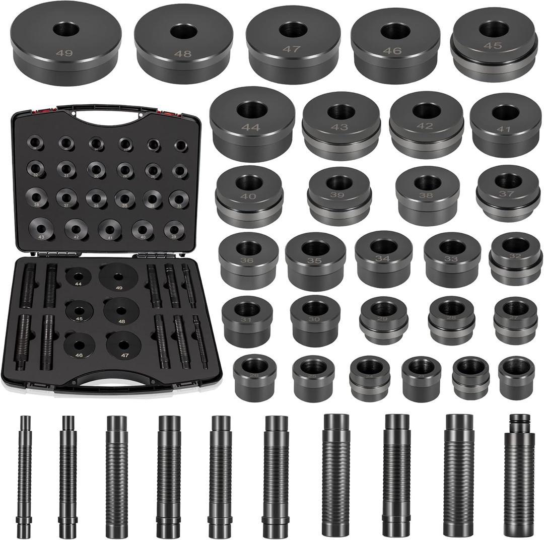 T-0220-39 Transmission Bushing Driver Tool Kit Compatible with Ford Chrysler GM Bushing Bearing Seal Installer Remover Tool-39 PCS