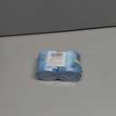 LaRibbons Christmas Wired Ribbon 2.5 inch Double Faced Blue Snowflakes and Striped Christmas Ribbon for Tree Garland, Wreath Bow, Xmas Crafts Decorations, 2 Rolls 10 Yards Total