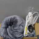 Homemate Heated Blanket Electric Throw - 50"x60" Heating Blanket Throw 1/2/4/6/8 Hours Auto-Off 10 Heat Level Over-Heat Protection Flannel Sherpa ETL Certification (01 - Light Grey)