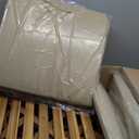 3 Piece Outdoor Patio Furniture Set, Wooden Conversation Patio Set with Padded Cushion Chairs and Coffee Table, Acacia Wood Lounge Conversation Set for Porch Balcony Deck Backyard