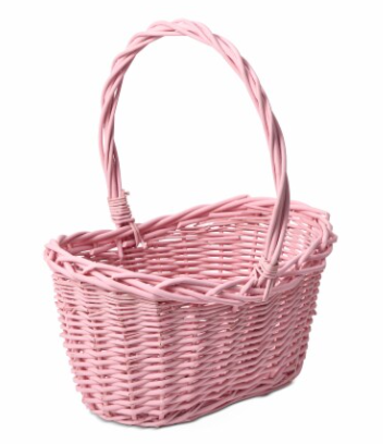 CORE HOME Gift Basket 12.2in x 8.7in x 13.8in, Pink