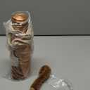 100% Pure Copper Water Bottle 32 oz / 950 ml - Leak Proof Bottle with Gift Pouch, Handmade Hammered Design, BPA Free Reusable Bottle with Cleaning Brush for Yoga Gym Travel