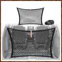Muslogy Truck Bed Cargo Net Trunk Netting Compatible with 2021-2025 2026 Toyota Sienna Accessories, Pickup Cargo Organizer SUV Sedan Storage Net w/Heavy Duty Carabiners
