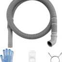AEM73732901 Washer Drain Hose Replacement for LG Kenmore Fit for Elite Washing Machine Drain Hose Direct Fi Replaces MEJ62685201 AEM74053001 Compatible with Select Front Load Washers