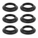 6pcs Light Socket Shade Rings, 1-3/8 Inches Thread Diameter Lamp Shade Retaining Ring Plastic Lamp Shade Screw Collar Rings Threaded Lamp Shade Ring for E26 Sockets Rings for Light Fixtures