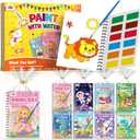 ZMLM 24 Water Coloring Books for Kids Party Favors - Bulk Mini Coloring Books for Kids Ages 4-8,Small Birthday Goodie Bag Stuffers School Teacher Return Gift Art Crafts Classroom Prizes (Classic)