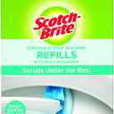 Scotch-Brite Disposable Toilet Scrubber Refills, Removes Rust & Hard Water Stains, 10 Disposable Refills Blue