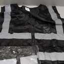 XPCARE 2-Pack Reflective Safety Vests with Pockets,Hi Viz Zipper Front Safety Vest,High Visibility Reflective Strips Working Vest-Black(XX-Large)