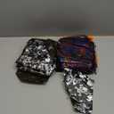 Choyaxo 100PCS Halloween Organza Bags Spider Web Print Satin Drawstring Candy Jewelry Bags 4 x 6 Inches/10 * 15cm, 4 Styles