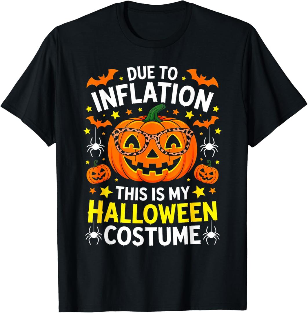 Funny Shirt Halloween 2025 Pumpkin Costume Men Women T-Shirt M