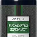 Aronica Reed Diffuser Refill 120ml_Eucalyptus & Scent, Home Fragrance Replacement Scent Oil, Non-Toxic Natural Fragrance for Oriental Incense Sticks