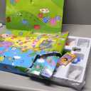 Peppa Pig George's Party Advent Calendar with 24 Surprise Toys and Stickers Including 5 Figures, Preschool Toys for Girls and Boys, Kids, Ages 3+ 