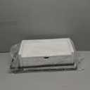 2-Tier Bathroom Organizer Countertop with Drawer, Wood Counter Shelf for Storage, Vanity Tray for Bathroom Organization and Decor, Countertop Organizer for Kitchen, Office (White)