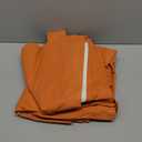 DONREN Vibrant Orange Blackout Curtains 84 Inch Length, Pumpkin Hallowmas Day Home Decoration Room Darkening Thermal Insulated Curtains for Bedroom,2 Panels,52-inch Width x 84-inch Length