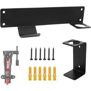 Wall Mount Floor Jack Stand Rack Organizer, Car Hydraulic Trolley Jack Stands Holder, Jack Stands Tower Racing Trailer Accessories Tool Used for Hanging Jacks and Extension Rods