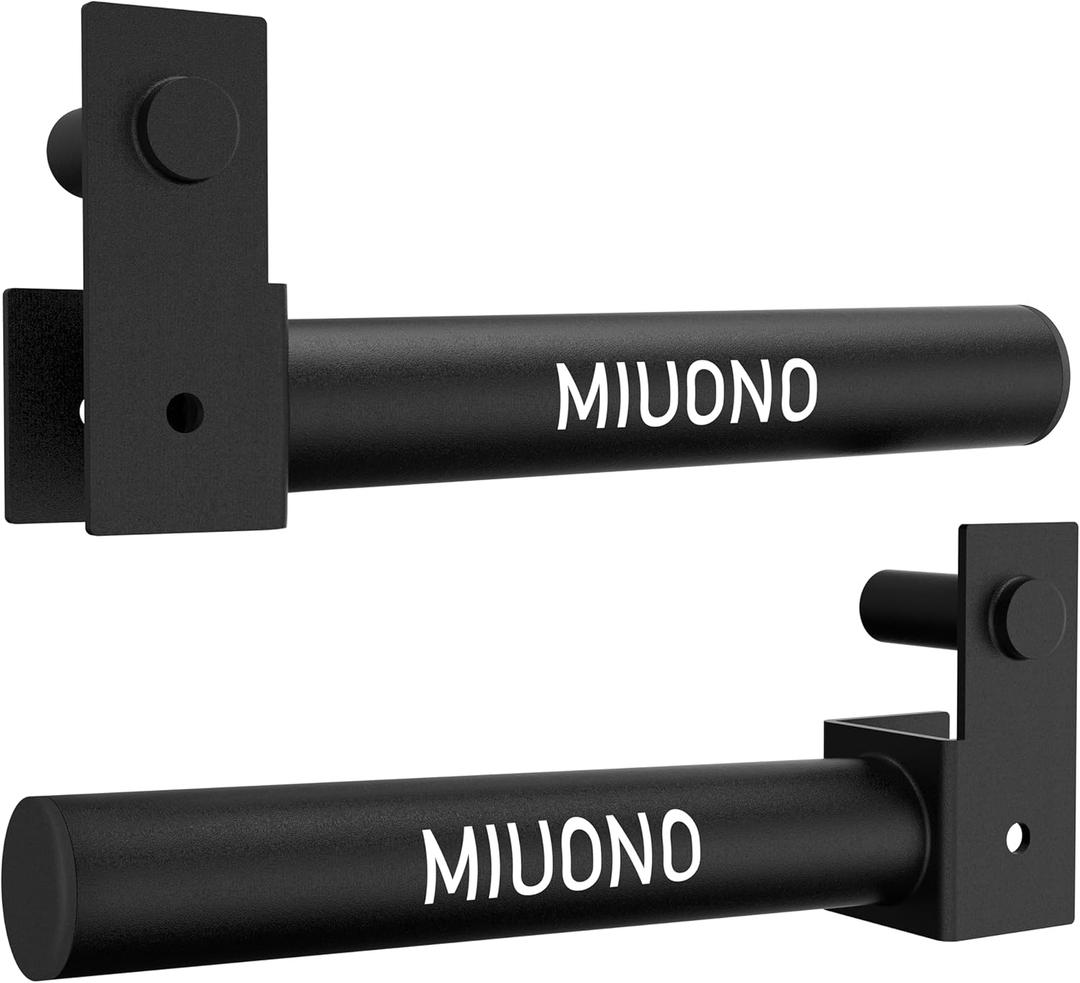 Weight Plate Holder, Weight Plate Rack Storage for 2X2 Power Rack Attachments, Extended Version Hang More 2" Weight Plates (1 Pair)