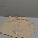 GRACE KARIN Women's Wide Leg Casual Pants Summer Lightweight Drawstring Elastic Waist Lounge Beach Palazzo with Pockets (Large, Apricot)