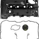 XIMAKA 224102E210 Engine Valve Cover with Gasket, Cap Compatible with 2014-2016 Elantra, 2014-2020 Elantra GT, 2014-2020 Tucson, Kia 2014-2018 Forte Forte5, 2014-2016 Forte Koup, 2014-2019 Soul, 2.0L