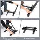 HOMEE Bicycle Floor Stand Parking Bike Rack,Bike Rack Stand Wheel Holder Fit 20"-29",Foldable Bike Storage Stand for Mountain and Road Bike,Cycling Storage Organizer for Indoor Outdoor Home Garage