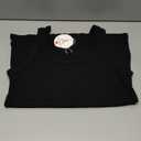 ANRABESS Womens Sleeveless Scoop Neck Tank Top Ribbed Fitted Summer Basic Slim Cute Tops 2026 (Large, Black)