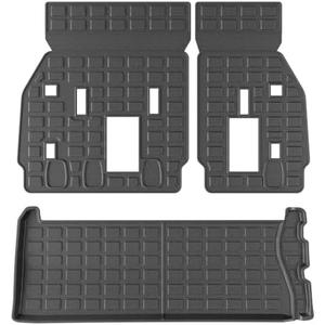 powoq Cargo Mat Trunk Mat Compatible with 2021-2024 2025 2026 Toyota Sienna
Bundle with Cargo Liner Backrest Trunk Liner TPE All Weather Replacement for 2021-2026 Toyota Sienna 7&8 Seats Accessories