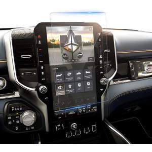 for 2025 Ram 1500 Screen Protector 14.4 for 2025 2026 Dodge Ram 1500 2500 3500 Tungsten/Laramie/Rebel/RHO/Limited 2026 Ram 1500 Accessories Tempered Glass Protective Film