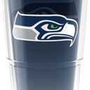 Tervis NFL Seattle Seahawks - Forever Fan Made in USA Double Walled Insulated Tumbler Travel Cup Keeps Drinks Cold & Hot, 24oz, Classic