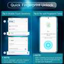 JETech Screen Protector for Samsung Galaxy A35 5G 6.6-Inch with Camera Lens Protector, 9H Tempered Glass Film, HD Clear, 2-Pack Each