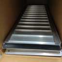 VNN Portable Wheelchair Ramp 4FT, Non-Slip Aluminum Ramps for Wheelchairs for Home, Handicap Wheelchair Ramps for Home Steps, Aluminum Loading Dock Plates, Doorways, Black