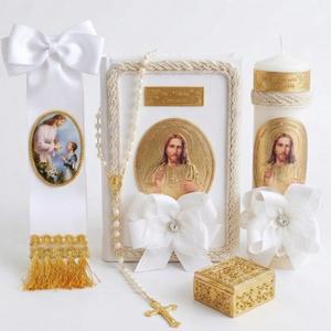 First Communion Candle and Bible - Biblia y Vela de Primera comunin para nio - Vela para Primera comunion para nio - First Communion Candle Set for boy - recuerdos de Primera comunion