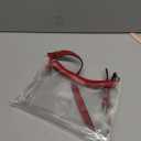 Clear Bag for Stadium Events - Adjustable Strap Clear Shoulder Bag for Concerts & Sports, Game Day Approved (Medium)