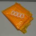 Translucent Orange Shower Curtain 72" x 72" Waterproof Shower Curtain Liner