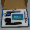 Smart Door Lock with Knob, Keyless Entry Door Locks with Handle, Fingerprint Door Knob for Bedroom/Front Door/Apartment,Generate Passcode Remotely Black