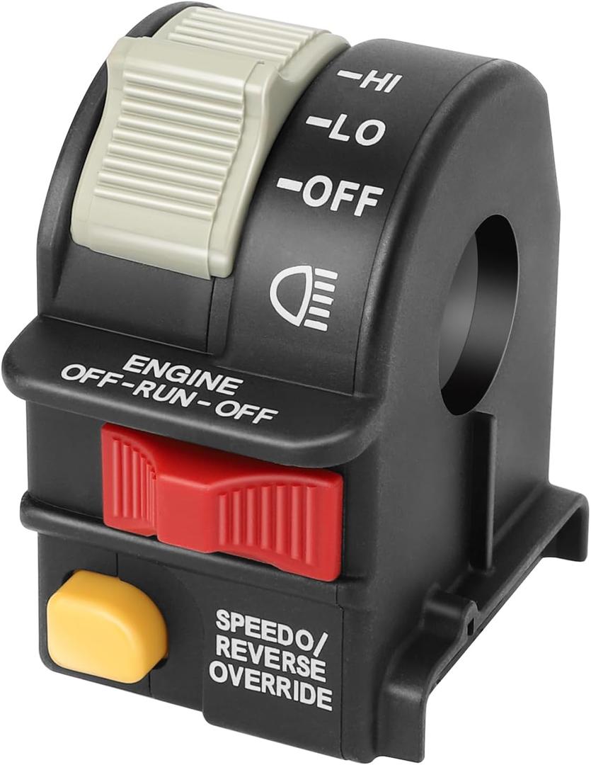 Handlebar Stop Headlight Light Switch for Polaris Sportsman-400/450/500/550/570/600/700/800/850/1000 Scrambler-850/1000 ATP-330/500 Scrambler-500 Magnum-330 Trail-Boss-330 Scrambler-400 Xplorer-250