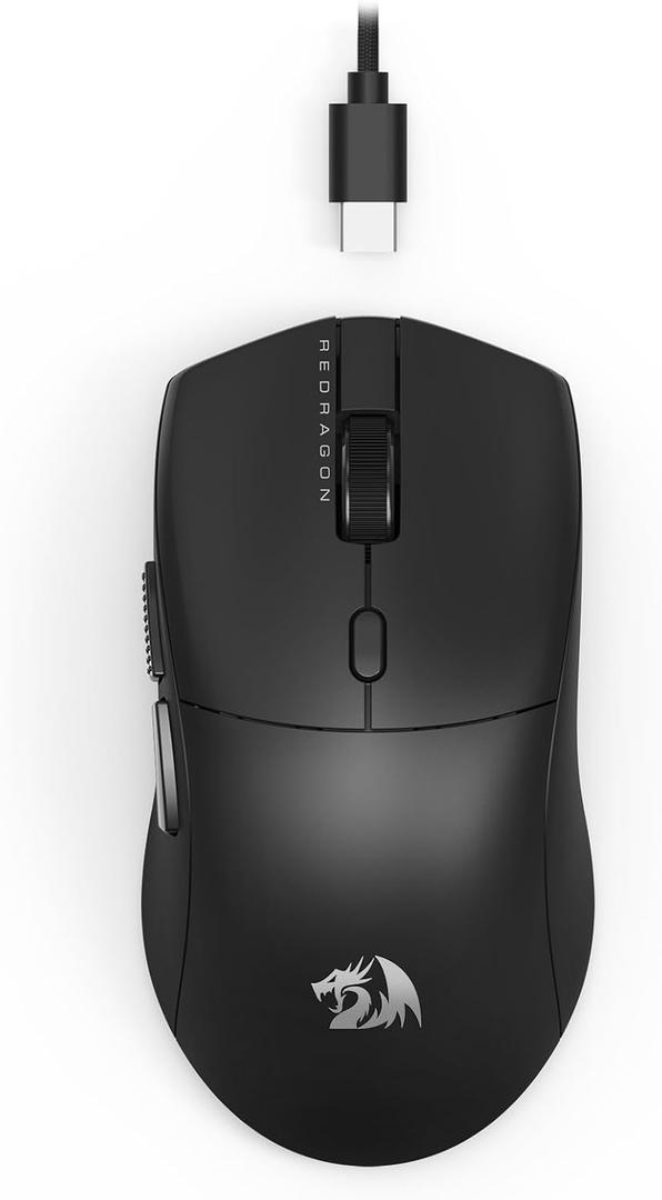 Redragon Gaming Mouse, 44G Ultra-Light 8K Polling Rate 26000 DPI Mouse, Full Programmable Buttons, Software Supports DIY Keybinds & Adjustable DPI, M815 (Black)