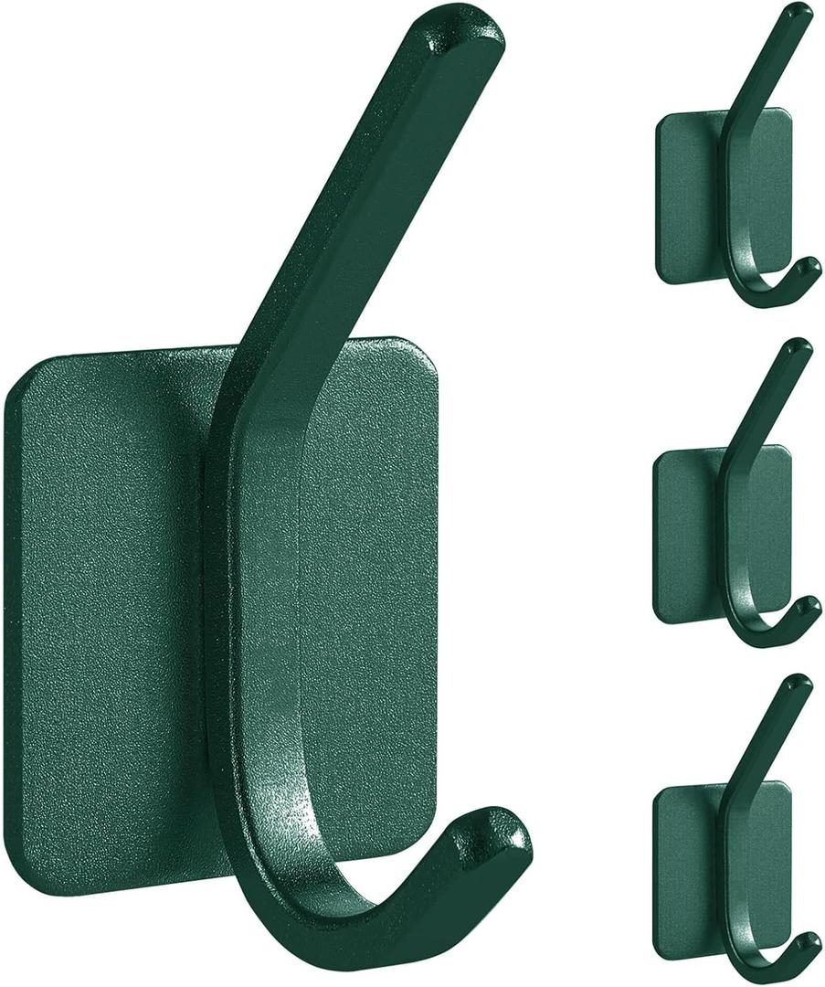 2 x Paoli Heavy Duty Self Adhesive Hooks - Sturdy self Adhesive Hooks for Home, School and Office Easy to fit and Remove,with a Maximum Load Capacity of 30lb (4 PC).