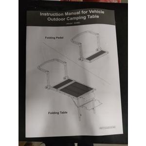 Vehicle Outdoor Foldable Camping Table For Truck and SUV
