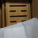 25.2" Shower Benches for Inside Shower, Waterproof HDPS Shower Stool, Teak