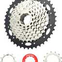 CYSKY 8 Speed Cassette 11-25T/11-28T/11-32T/11-36T/11-40T/11-42T Compatible with Shimano/Sunrace/Sram Bike Freewheel, Fit for Mountain Bike, Road Bike, MTB, BMX