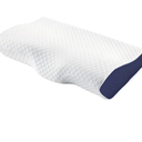 1pc Memory Foam Pillow Neck Pillows, Blue, One size