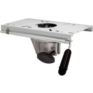 Aluminum Boat Seat Pedestal (Fore & AFT Seat Slide with Locking Seat Mount)Suitable for Fit 2-7/8 Inch Diameter Pedestal Post