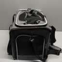 Cat Carrier Top-Expandable 18x11x11, United Delta American Airline Approved Dog Carrier, Soft-Sided Pet Carry Bag Under-Seat in Cabin, Puppy Airplane Travel Crate TSA Plane Kitten Cage Grey