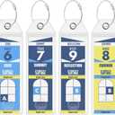 Cruise On Celebrity Cruise Luggage Tag Holder (4 Pack)  Fits All Celebrity Ships & Tags, Clear Travel Essentials for 2026-2027, Durable Waterproof Cruise Ship Accessories