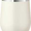 Oggi 12oz Stainless Steel Tumbler with Ceramic Lining & Lid – Stemless, Double-Wall Vacuum Insulated Drinkware