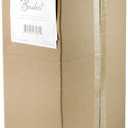 AuldHome Design Wall Hanging Pocket Basket; Woven Wicker Rustic Farmhouse Gray Washed Long Basket; 17 x 9 x 5 Inches