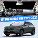 Foldable Sun Shade WODSTA Full Coverage Windshield Sunshade Compatible with Honda HRV 2023-2026 4-Layer Thickened Windows Visor 240T Polyester Windshield Sun Shade