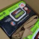 Crocodile Cloth PowerSCRUB Cleaning Wipes 480 Count (6 Packs of 80 Count) Dual-Surface Cloths, Heavy-Duty, Moist, Absorbent, & Disposable - Safe on Skin & Multiple Surfaces - 15" x 10" XL Wipes