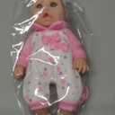 XFEYUE 12" Baby Doll with Pink Bowknot Clothing Set,12 Inch Realistic Baby Dolls with Clothes and Accessories, Pacifier Bottle Toy Pretend Play Collection for 3+ Child Girls Gifts