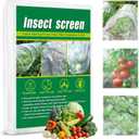 10 X 33 FT Garden Mesh Netting Pest Barrier for Raised Beds, Fruit Tree Netting for Cicadas, Bird Insect Nettings for Gardening, Blueberry Bush Strawberry Nettings Cover for Garden Protection